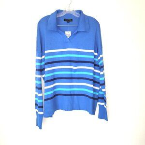 Joseph A Stripped Sweater - XL